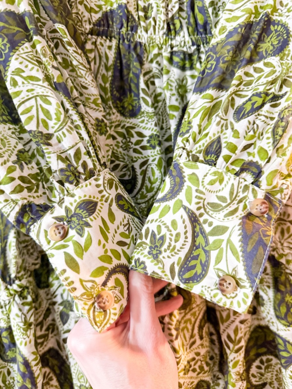 Ciao Lucia Alessandra Dress Mini Paisley Print Size Medium - Picture 5 of 6